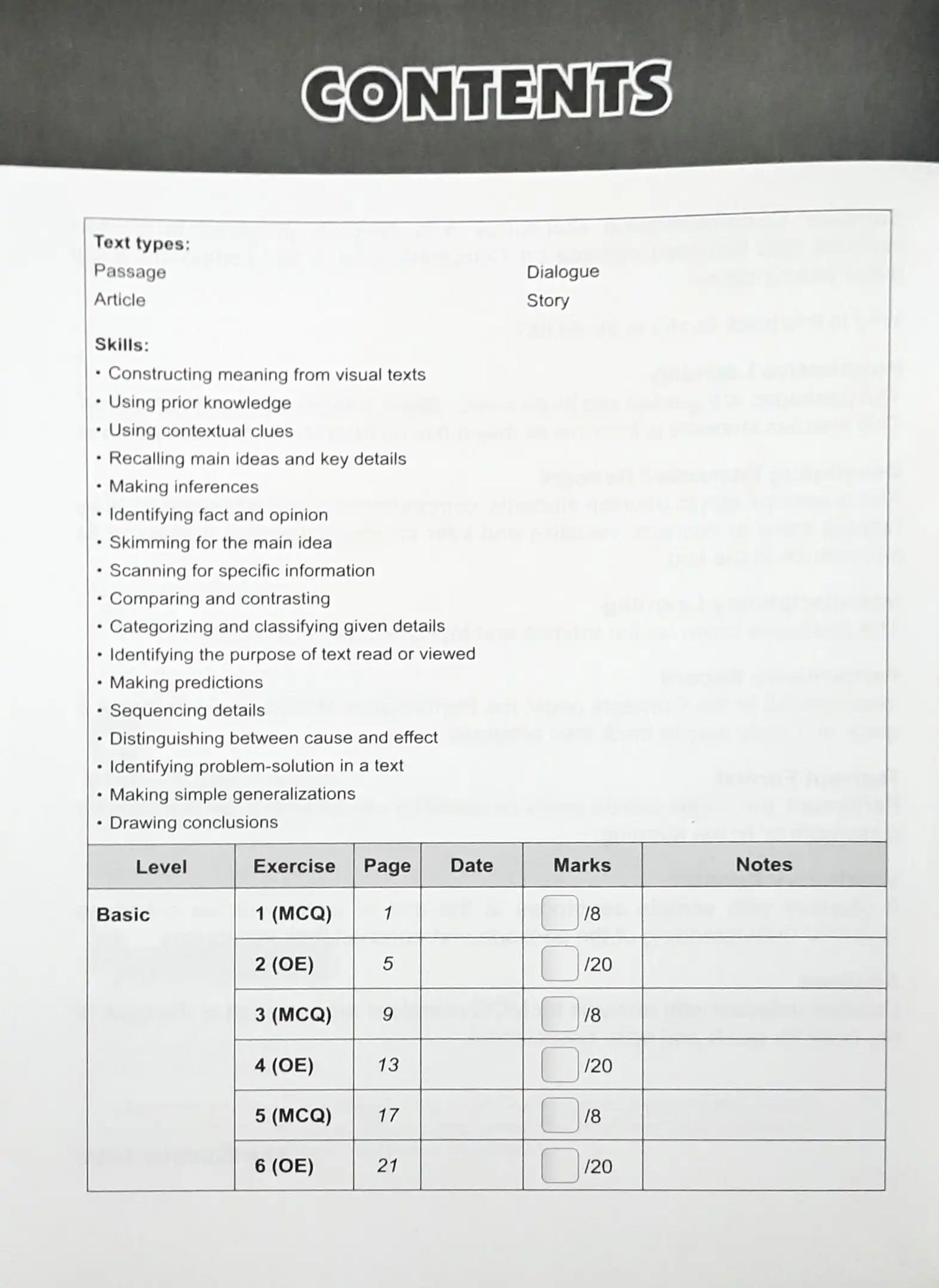 SAP Conquer Comprehension Workbook 5