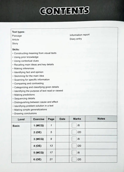 SAP Conquer Comprehension Workbook 6