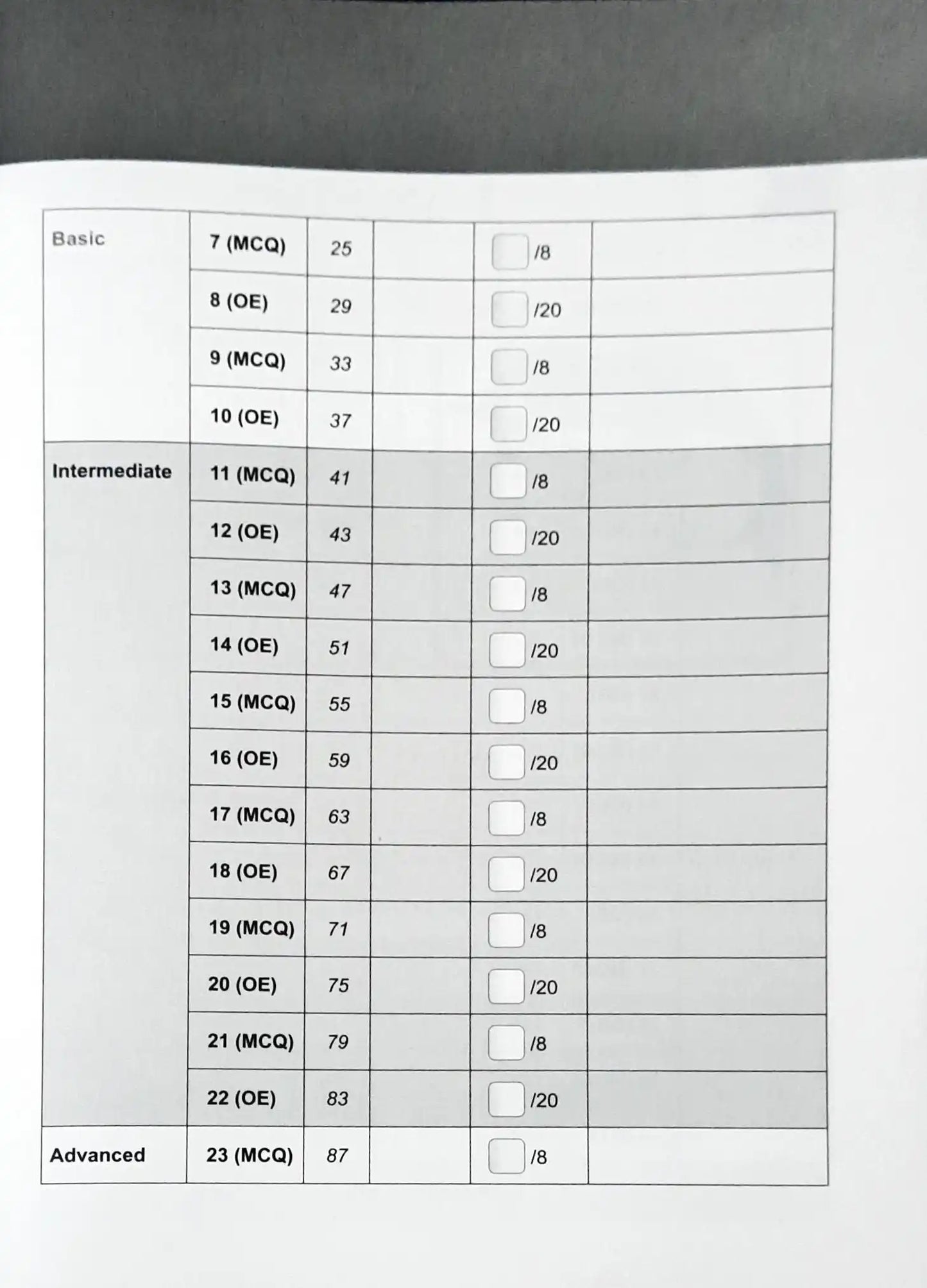SAP Conquer Comprehension Workbook 6