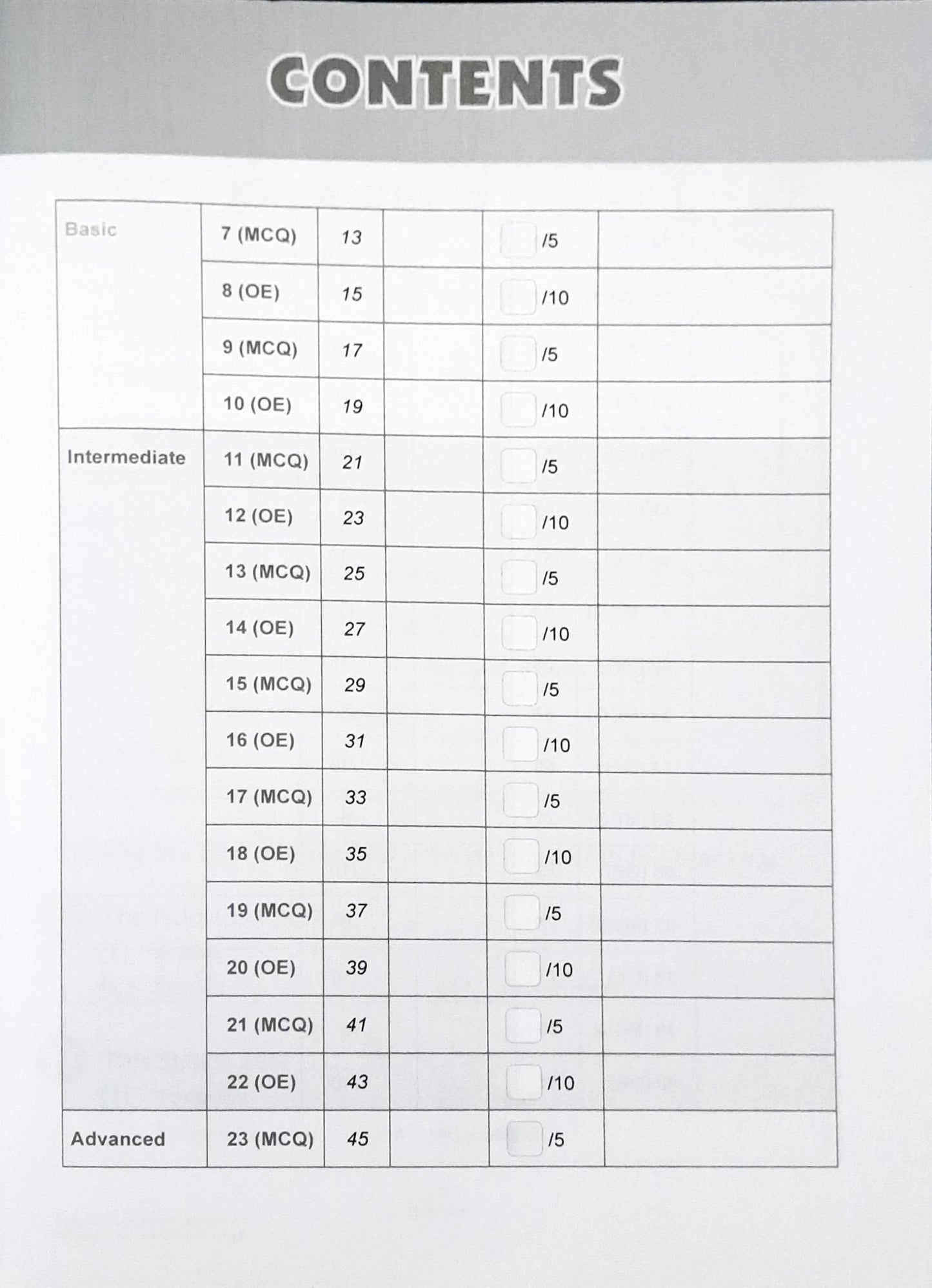 SAP Conquer Comprehension Workbook 1