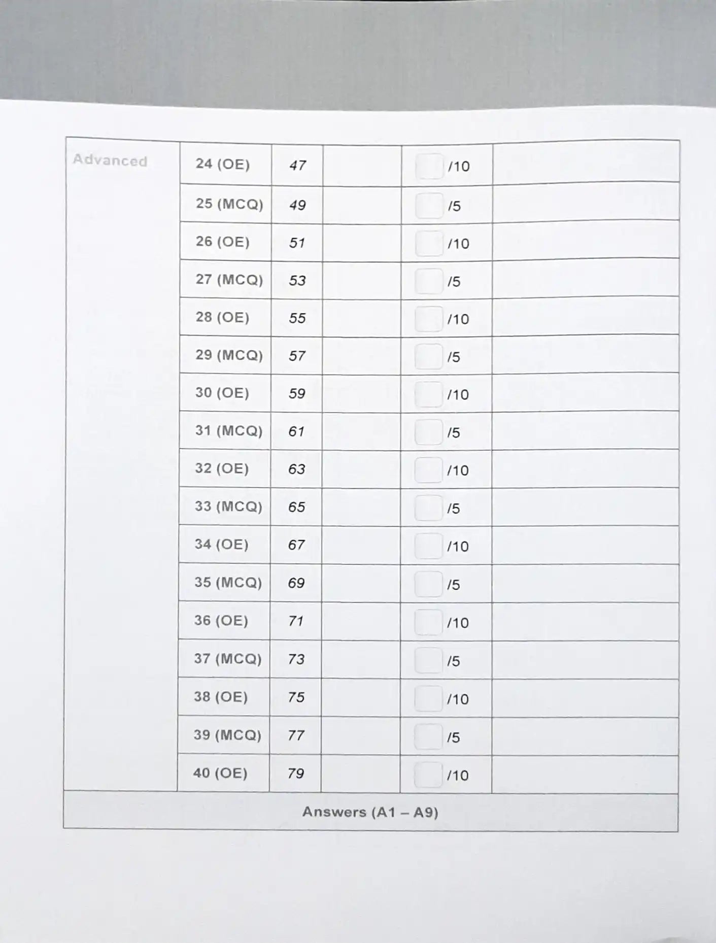 SAP Conquer Comprehension Workbook 2