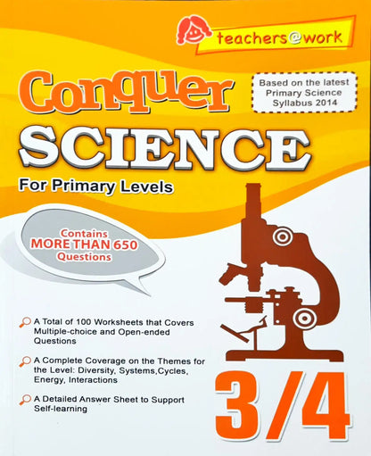 SAP Conquer Science For Primary Levels 3/4