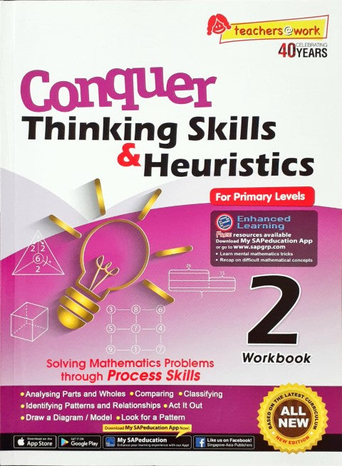 SAP Conquer Thinking Skills & Heuristics Workbook 2