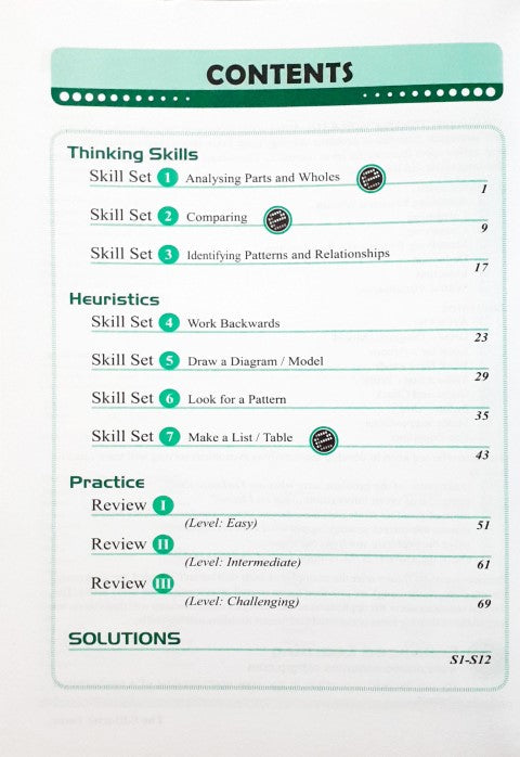 SAP Conquer Thinking Skills & Heuristics Workbook 3