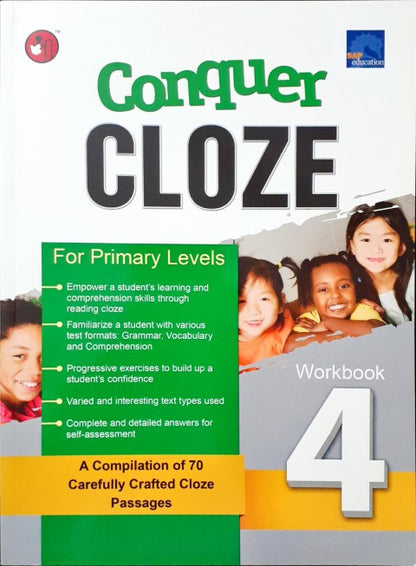 SAP Conquer Cloze For Primary Level Workbook 4