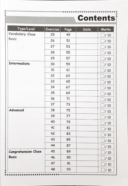 SAP Conquer Cloze For Primary Level Workbook 4