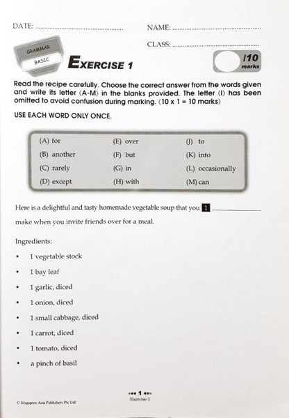 SAP Conquer Cloze For Primary Level Workbook 4