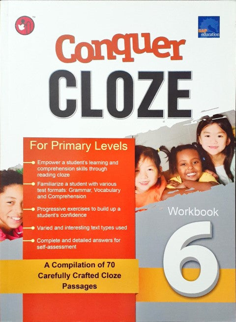 SAP Conquer Cloze For Primary Level Workbook 6