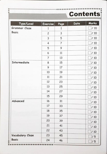 SAP Conquer Cloze For Primary Level Workbook 6