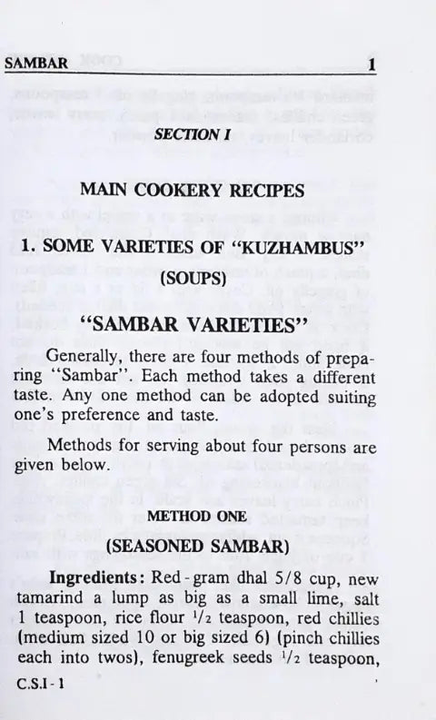 Cook And See Traditional South Indian Vegetarian Recipes (P)