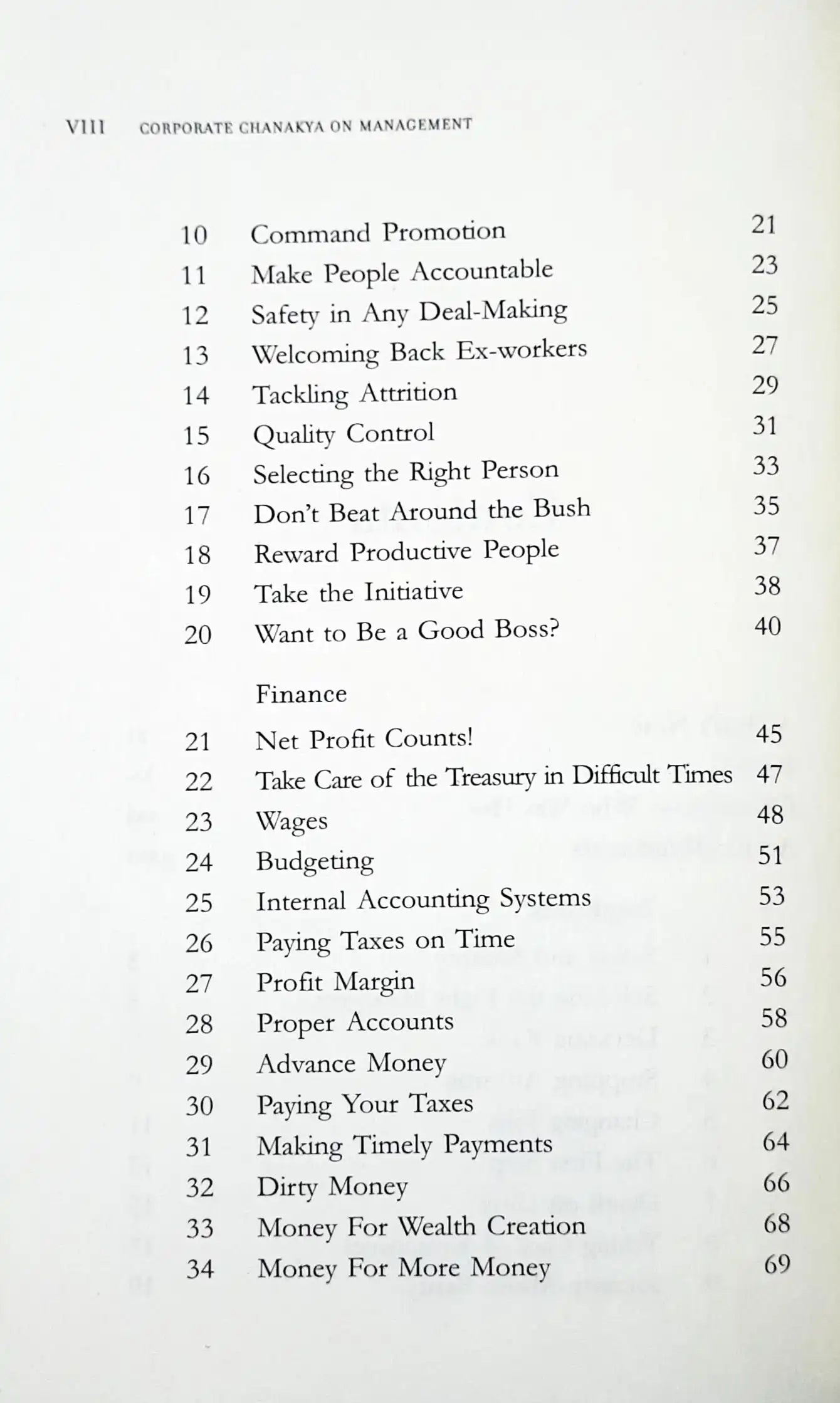 Corporate Chanakya on Management