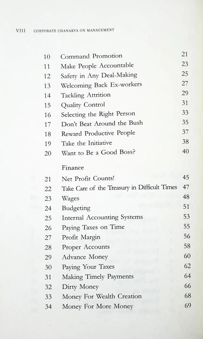 Corporate Chanakya on Management