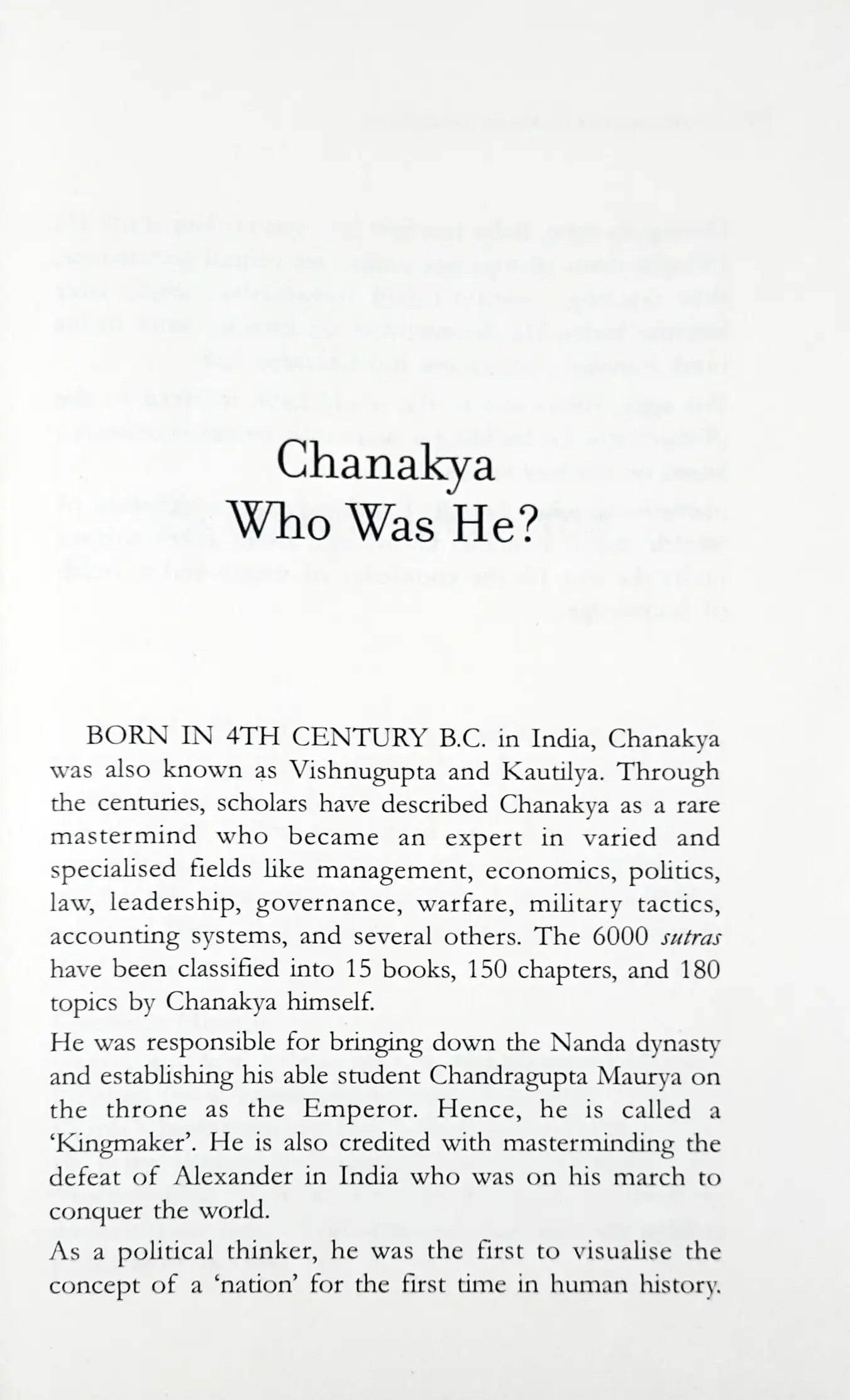 Corporate Chanakya on Management