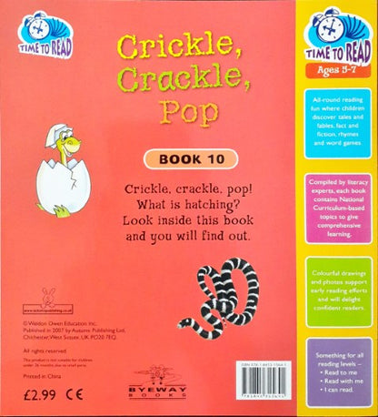 Time To Read Crickle Crackle Pop Book 10