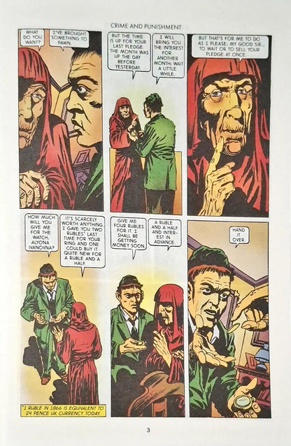 Crime and Punishment : Classics Illustrated No. 79