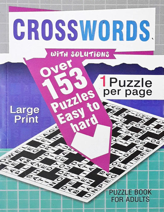 Crosswords with Solutions : Large Print