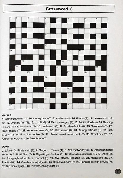 Crosswords with Solutions : Large Print