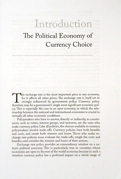 Currency Politics