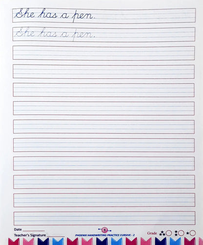 Handwriting Practice Cursive Writing 2