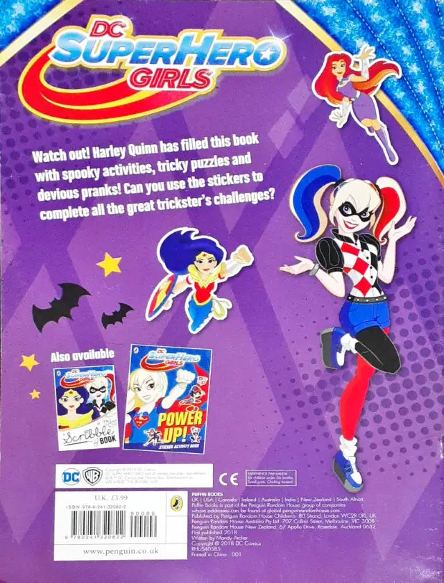 DC Super Hero Girls Harley Quinn's Spooky Sticker Activity Book (P)