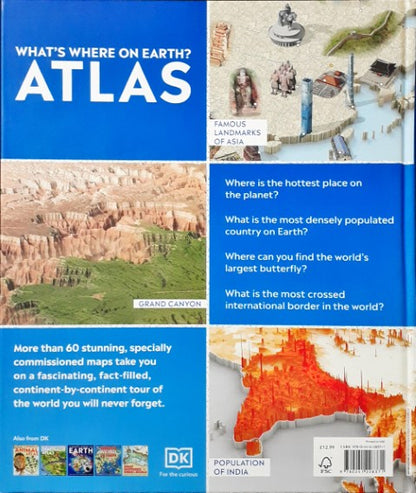 DK What's Where On Earth Atlas The World As You Have Never Seen It Before