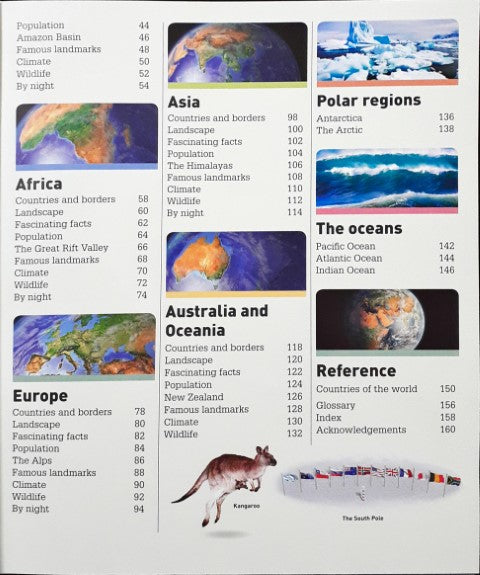 DK What's Where On Earth Atlas The World As You Have Never Seen It Before