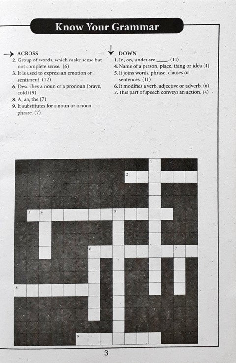 Super Crossword With Solutions Book 3