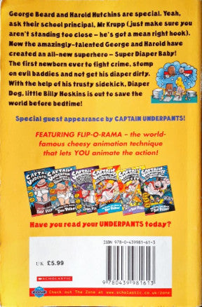 The Adventures Of Super Diaper Baby (#1) The First Graphic Novel By The Creators Of Captain Underpants