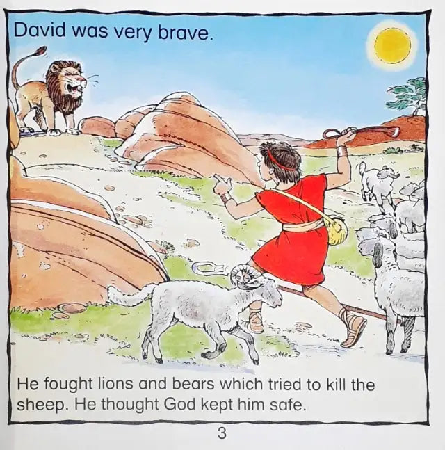 Usborne Bible Tales David And Goliath (P)