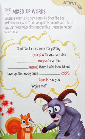It Isn't Nice To Be Angry Story And Activity Book