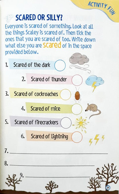 There's No Need To Be Scared Story And Activity Book