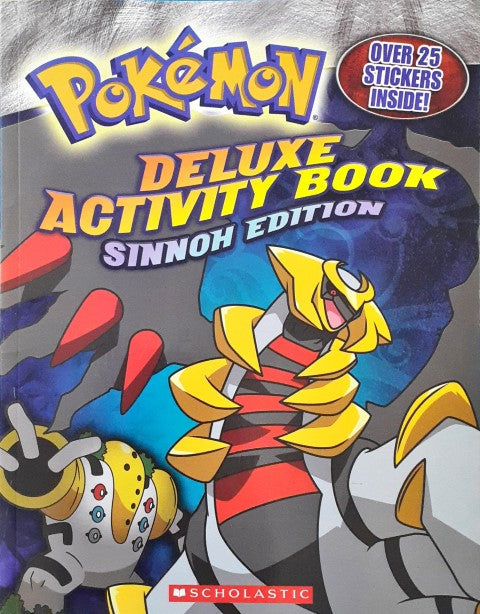 Pokemon Deluxe Activity Book Sinnoh Edition