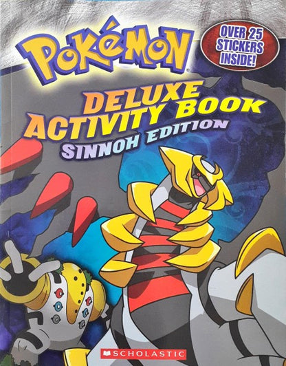 Pokemon Deluxe Activity Book Sinnoh Edition