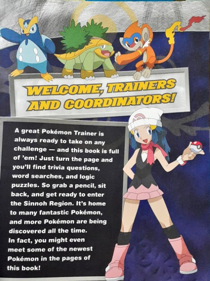 Pokemon Deluxe Activity Book Sinnoh Edition