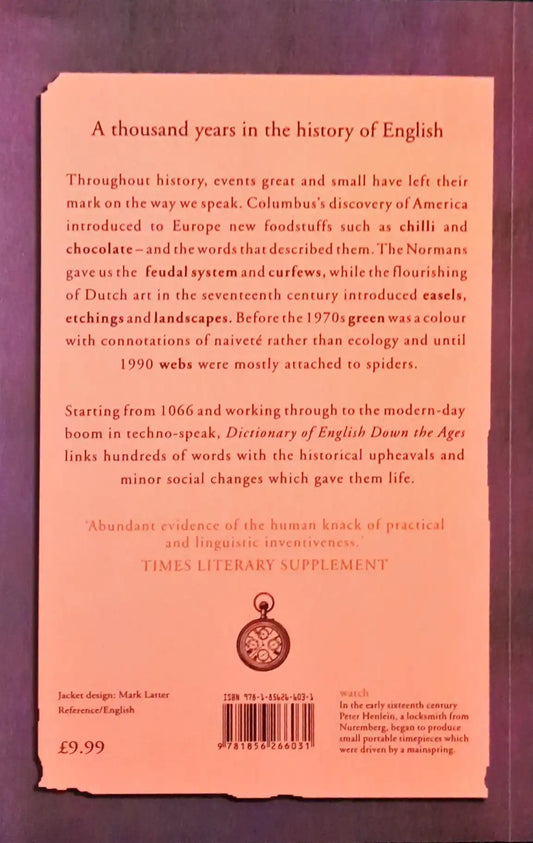 Dictionary of English Down the Ages: Words & Phrases Born out of Historical Events Great & Small