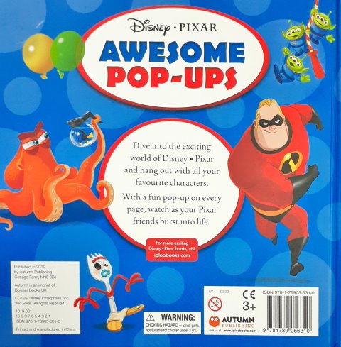 Disney Pixar Awesome Pop Ups