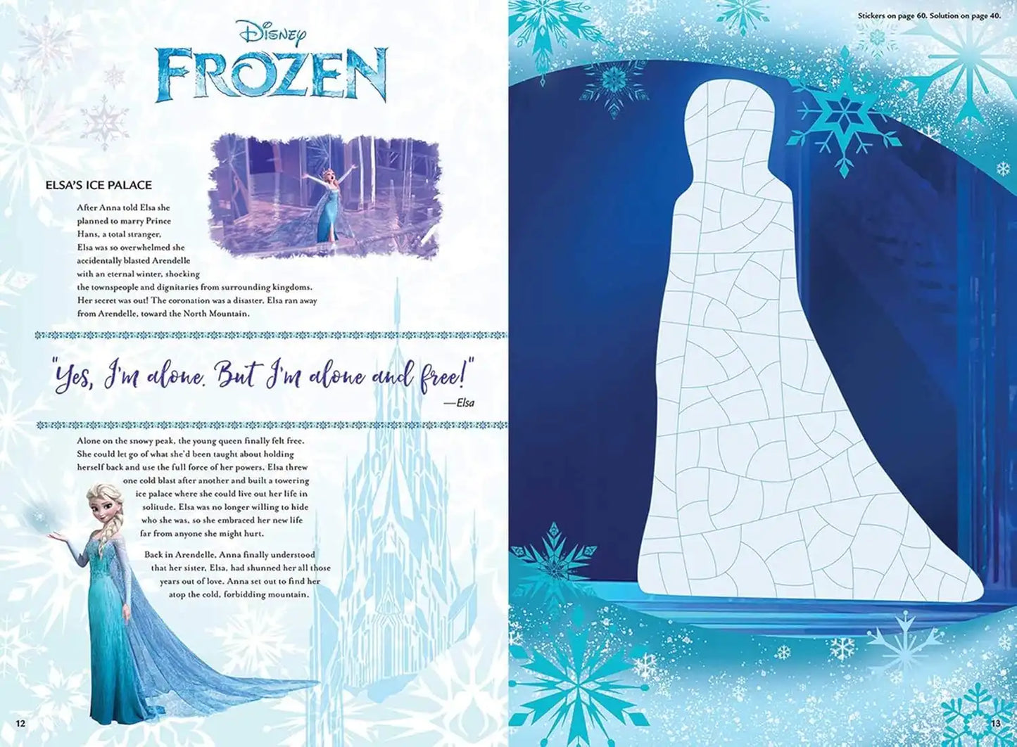 Disney Frozen II Sticker Art Puzzles