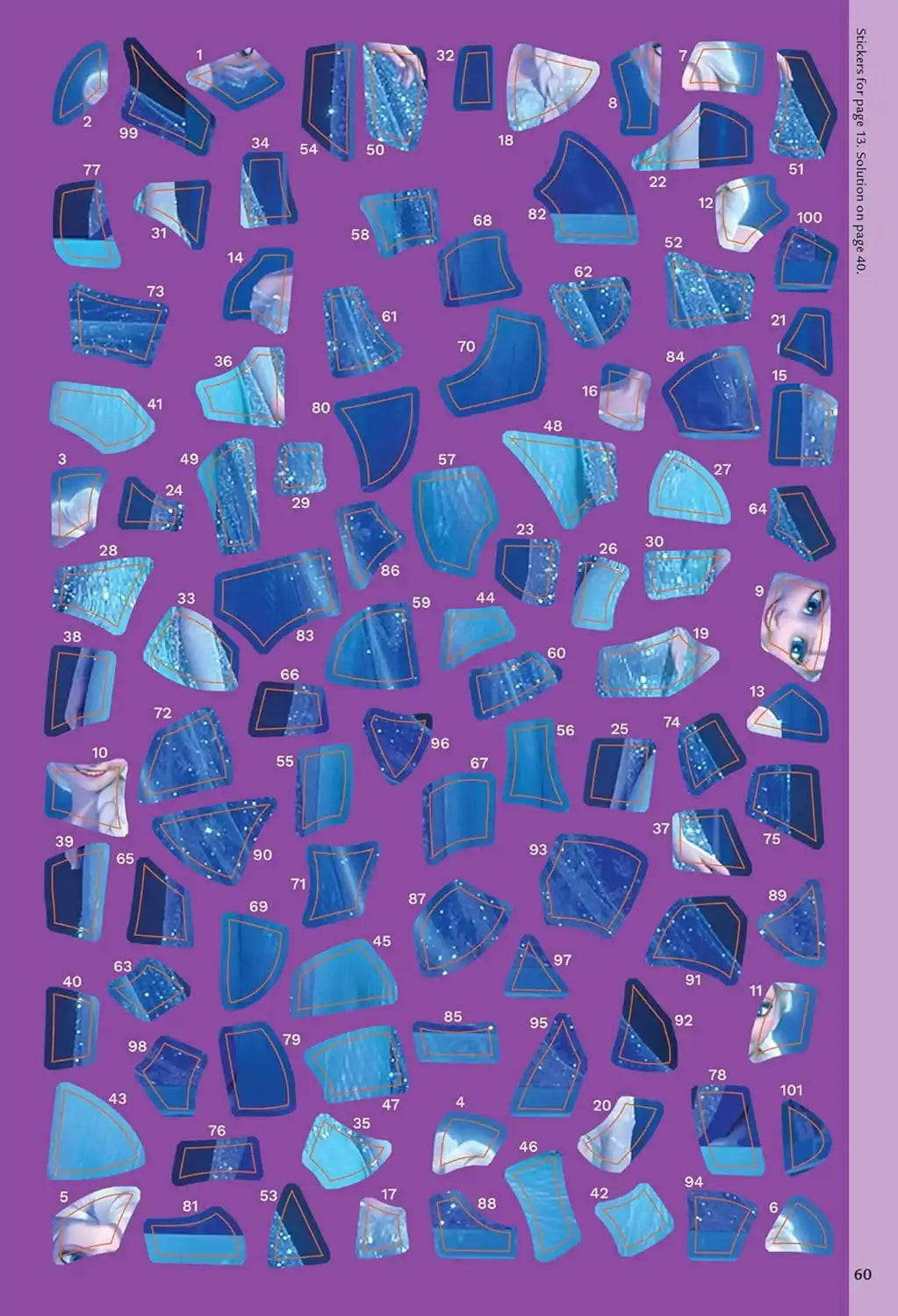 Disney Frozen II Sticker Art Puzzles