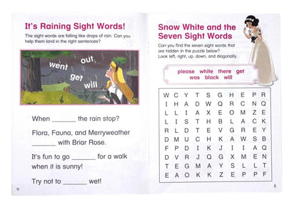 Disney Princess Phonics and Sight Words Collection | Set of 20 Readers and 4 Workbooks