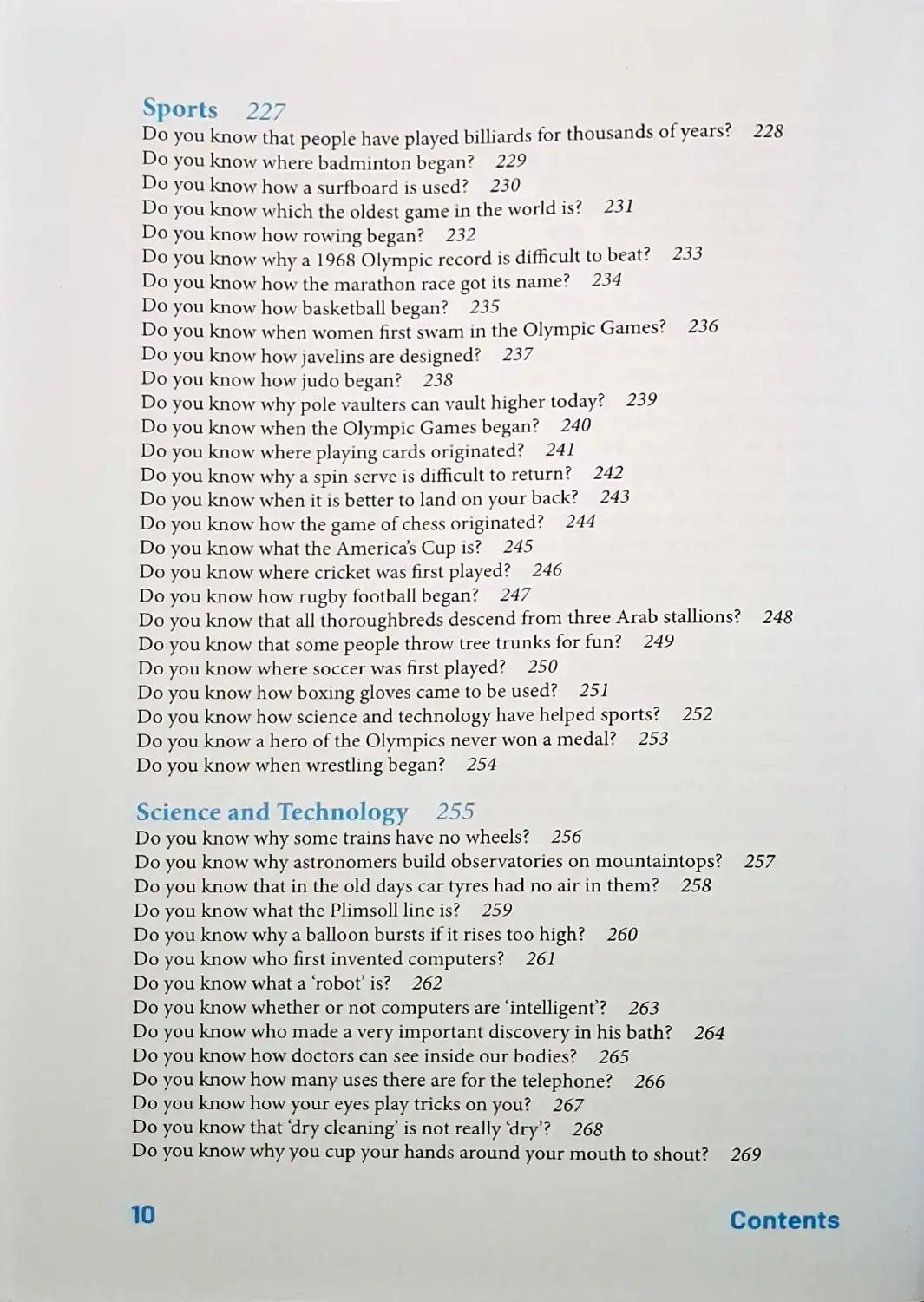 Do You Know : 320 Fantastic Facts to Know