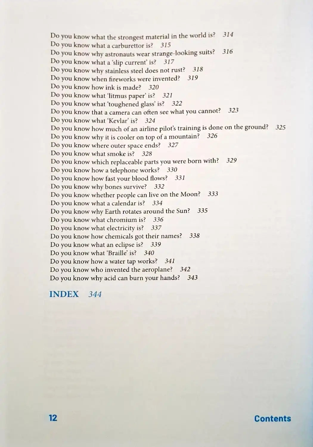 Do You Know : 320 Fantastic Facts to Know
