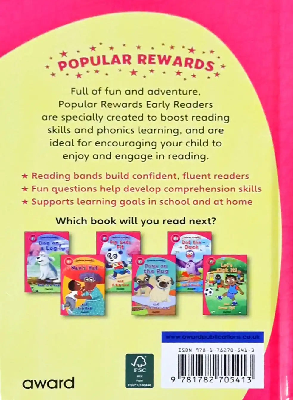 Dog on a Log and Bug in a Cup : Popular Rewards - Pink Early Reader