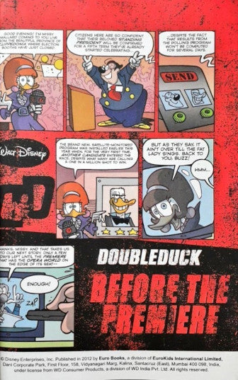 Donald Duck And Friends Before The Premiere / Titan Of Tae Kwon Duk 2 Stories in 1 Book