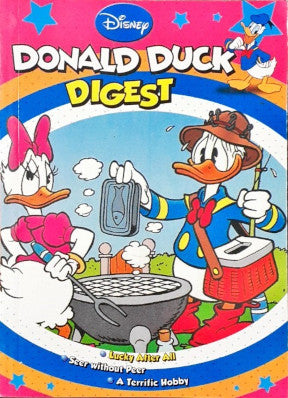 Donald Duck Digest Lucky After All / Seer Without Peer / A Terrific Hobby 3 Stories in 1 Book