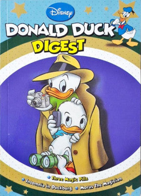 Donald Duck Digest Three Magic Pills / Insomnia In Duckburg / Morus The Magician 3 Stories in 1 Book