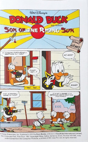 Donald Duck And Friends Son Of The Rising Sun / Money Money Money 2 Stories in 1 Book