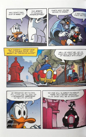 Donald Duck And Friends Souvenir De Paris / The Saga Of Captain Duckburg 2 Stories in 1 Book