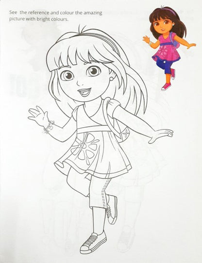 Nickelodeon Dora and Friends Copy Colouring - 9789388199353