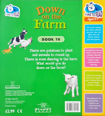 Time To Read Down On The Farm Book 16