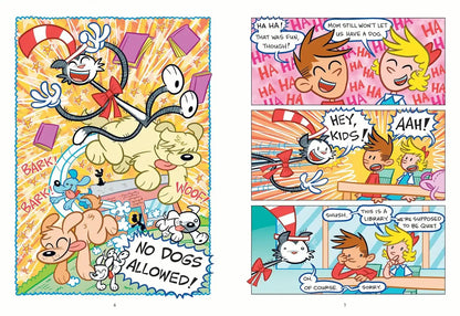 Dr Seuss Graphic Novel : Thing One And Thing Two Have Homework To Do